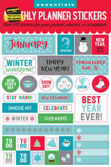 Essentials Month by Month Planner Stickers (Set of 475 Stickers) ⭐️⭐️⭐️⭐️⭐️