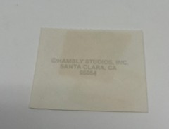 Vintage Hambley Studios 1980s Rainbow Music Note Sticker Sheet NOS