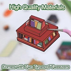 4 Sets Big DIY 3D Sticker Scene Isometric Miniature Room Stickers Book for Kids
