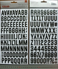 AFTER DARK Black & Gold; MATCH Foil -ThickerSticker 22-30mmH &3-28mmW Choice L4