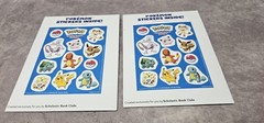 Lot Of 10 Pokemon Sticker Sheets Scholastic Book Club Reading Stickers NEW USA