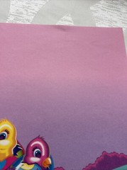 Vintage Lisa Frank Sticker Sheet S137 And 1 Stationery Sheet