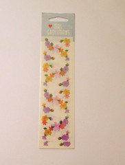 Mrs Grossman’s Stickers Lot 2 Strips Brand New Package ~Opal Flower Garland~ HTF