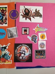 Comic Book Sticker Lot Of 12