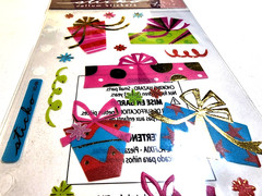 Presents Gifts Wrapped Christmas Birthday Vellum Sticko Stickers