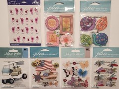 Lot of 29 packs All JOLEE’S BOUTIQUE Dimensional Scrapbooking Stickers