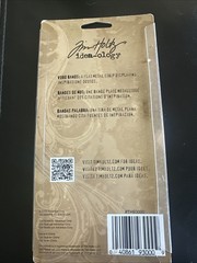NEW Tim Holtz IDEA-OLOGY Word Bands set 12 TH93000 Silver Metal Journey Moment