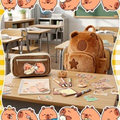 100 Pcs Gifts with Backpack and Stationery Set Day Gifts Sticky Notes Ballpoi…