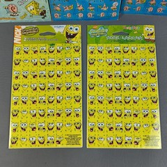 Vintage SpongeBob SquarePants Stickers AG Stickety-Doo-Da Emoji Faces Patrick