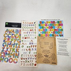 School Educational Planner Sticker Lot Alphabet Reward Pirate Truck Animals