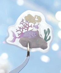 BGM Planner Sticker Foil Stamped Flake Seal Fairy Tale – The Story of Mermaid