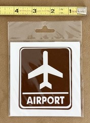 Hard To Find “AIRPORT SIGN (B)” Laser Die-Cut by Scrapbook Customs~ New With Tag