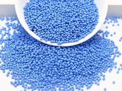 10000 Opaque Sky Blue Glass Beads 1.5mm (12/0) + Storage Box