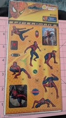 Vintage Sandylion stickers Spider-Man 2 New In Pack 2 Sheets