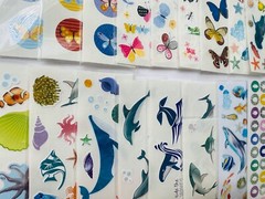 250+ Stickers | Animal Bird Aquarium SEA LIFE Creatures Floral Insect MXD Themes