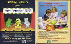 TERIN KELLY – Original 1984 Trade AD / ADVERT – Moodies – Puggles – Bozzie Bear