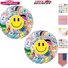 Fun Waterproof Cartoon Smiling Stickers Set – Perfect For Children & Teachers