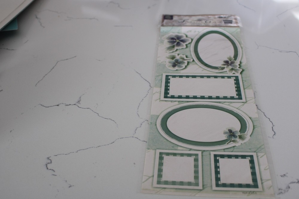 Die Cuts With A View Sharon Ann Collection Journaling Frames Green Garden Crafts