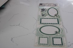 Die Cuts With A View Sharon Ann Collection Journaling Frames Green Garden Crafts