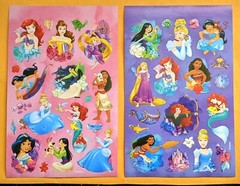 Disney, Princess Sticker Set of 2 Sheets