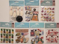JOLEE’S BOUTIQUE Lot of 31 packs All Dimensional Scrapbooking Stickers