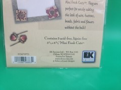 Rebecca Sower Mini FRESH CUTS Cut-Out Embellishments EK 4 Packs Of 5 Sheets Lot