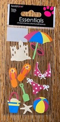 KeepSake Essentials Vacation Bikini Beach Umbrella 🏖Sandcastle Ocean Stickers
