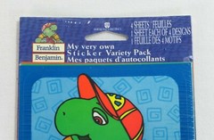 Vintage Franklin Turtle Stickers Variety Pack 4 Sheets My Very Own Sticker New