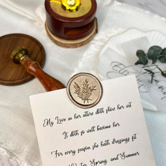 25Pcs Wax Seal Stickers Handmade Envelope Seals Self Adhesive Wax Stickers for W