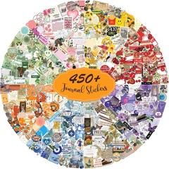 450+ Vintage Floral Journaling Stickers – Waterproof & Removable for DIY Art