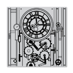 HERO ARTS – BIG AND BOLD CLING STAMPS – GEAR CLOCK