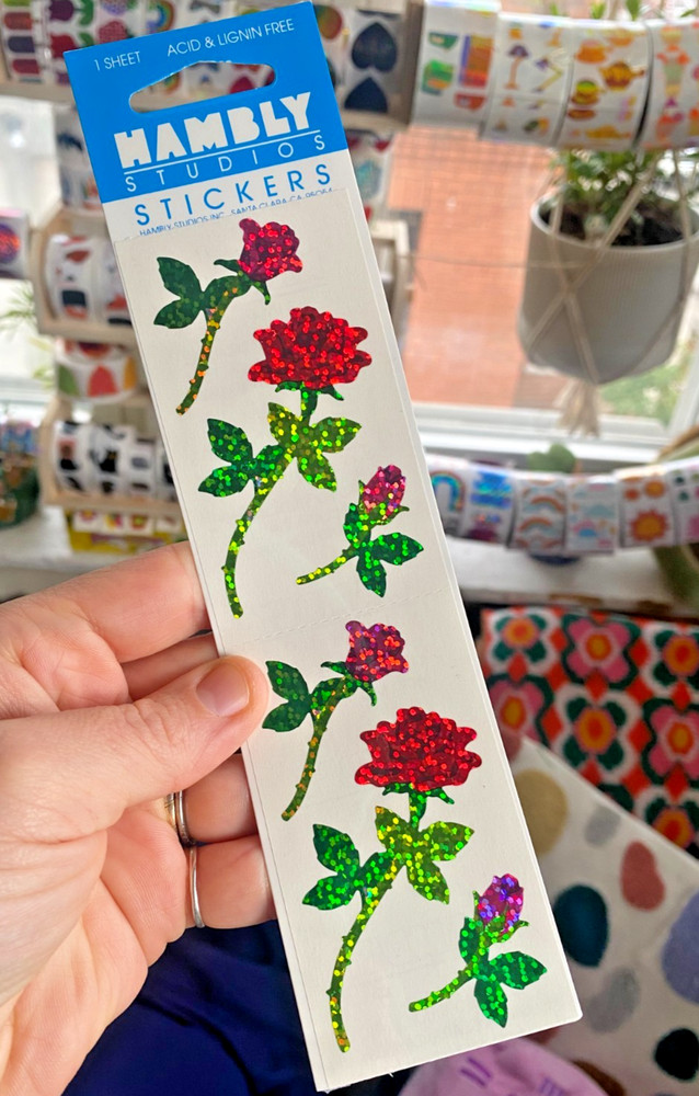 Vintage Hambly Studios Stickers, NOS: NIP and Super Sparkly: You Choose!