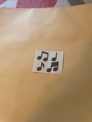 Vintage 1980s Mrs. Grossman’s Music Note Stickers