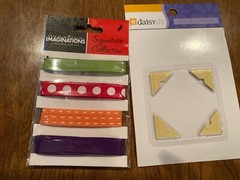 Lot of 13 different embellishments- 6 JBS, Jenni Bowlin , ribbon, K and Company