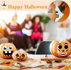 Revolutionary Pumpkin Stickers – 24 Sheets for Easy & Fun Halloween Crafts