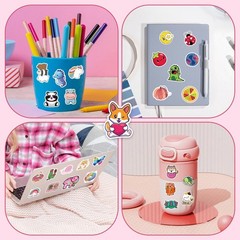 200PCS Waterproof Vinyl Stickers for Water Bottles, Cute Kids Stickers for Cl…