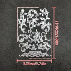 7pcs Vine and Scrollwork Flourish design Metal Die Cutting Cut Dies