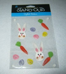 Provo Craft Stickers – Stand Outs – Quilled Stickers – Easter * New Package