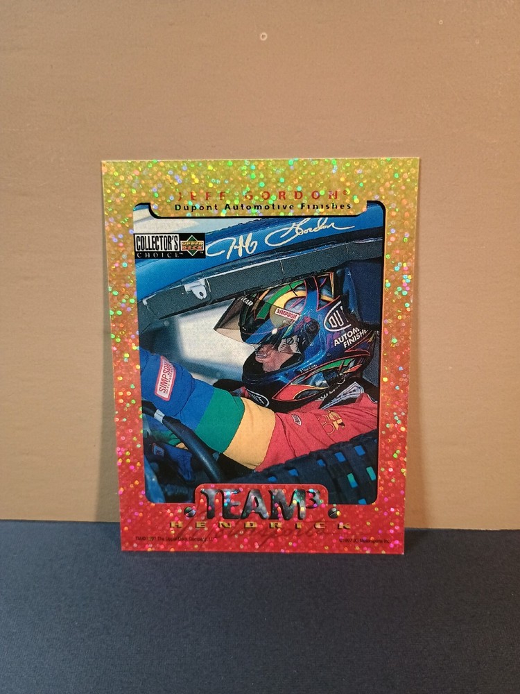 Vintage Stickers NASCAR Jeff Gordon Monte Carlo Sticker Upper Deck VTG 1990s
