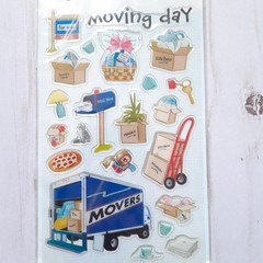Sandylion Epoxy Collection Moving Day Stickers in Original Packaging