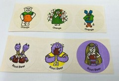 VINTAGE 1980’S SCRATCH & SNIFF STICKERS – SIX DIFFERENT SCENTS TO CHOOSE FROM
