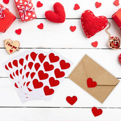 Heart Stickers, Valentines Stickers for Kids, 1.5 Inch 240PCS Glitter Red Lar…