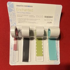 Creative Memories Enchanted Die-Cut Paper Ribbon 4 Rolls Scrapbooking