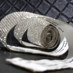 Stick On Diamond Crystal Rhinestone Bling Stickers Self Adhesive Sheet DIY Craft