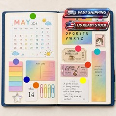 2800 PCS Colored Dot Stickers 1/2″ Color Round Circle 3/4 INCH, Multicolored