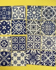 Lot Of Over 200 Moroccan Tile Sticker Kit Scrapbooking Junk Journal Kit
