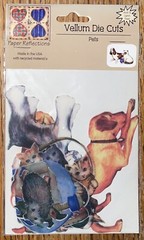 DMD Paper Reflections Vellum Die Cuts Pets Dog Cat Fish Hamster Turtle Scrapbook