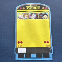 Vintage 90s Carson Dellosa Novel Notes Stationary Sheets School Bus Lot