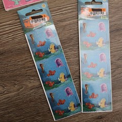 Vintage Sandylion Sesame Street Cat in the Hat Disney Finding Nemo Sticker Lot