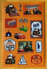 Disney Pixar Cars Sticker Single Sheet